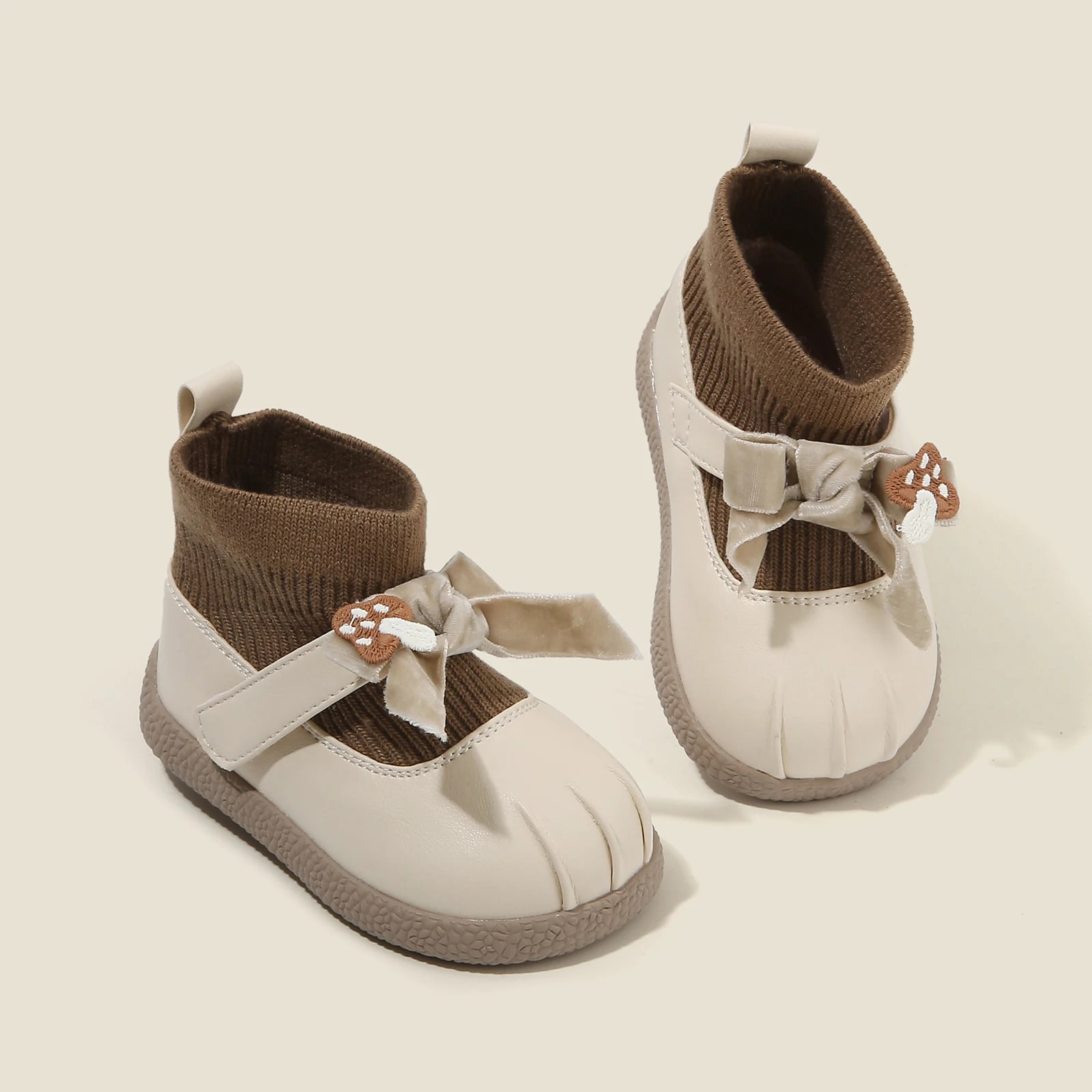 Mabux Bear Baby Girl First Walking Shoes product photo