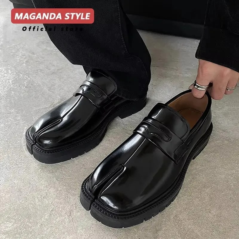 Maganda Tabi Shoes Loafer – Split Toe Leather Shoes product photo