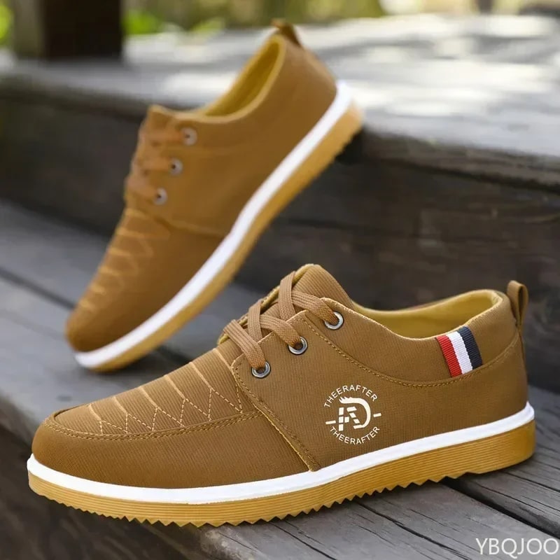 Men's Fashion Canvas Platform Sneakers – 2025 Casual Loafers product photo
