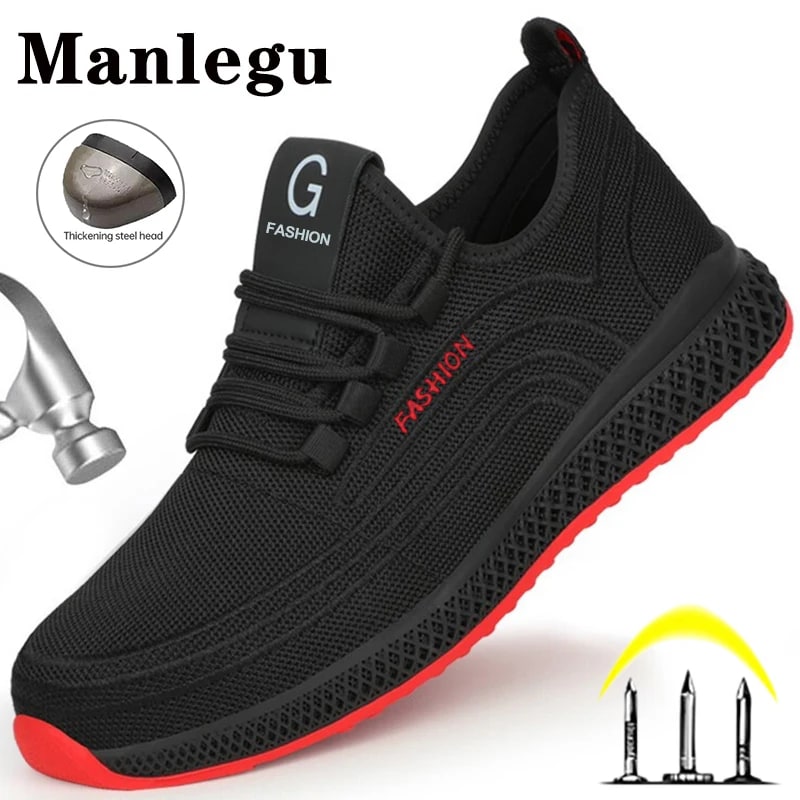 Air Mesh Steel Toe Safety Boots product photo