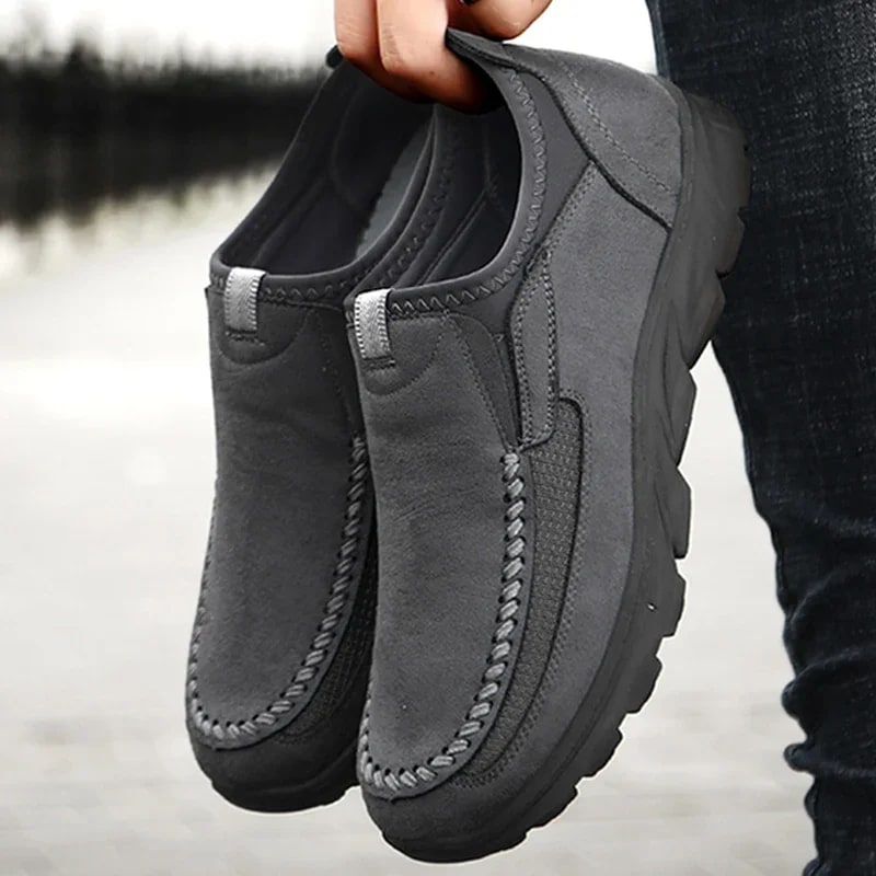 Men's Retro Leisure Loafers | Handmade Casual Breathable Shoes product photo