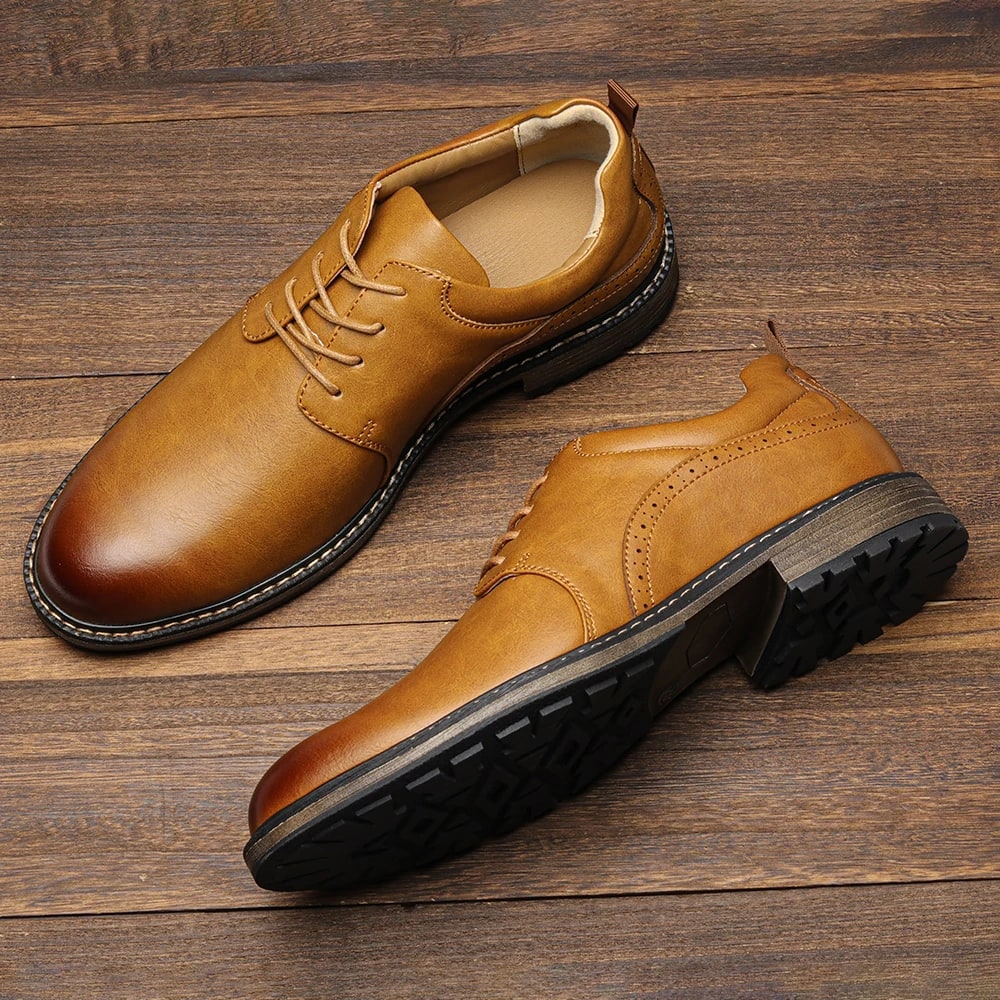 Premium Leather Derby Fashion Shoes 2025 product photo