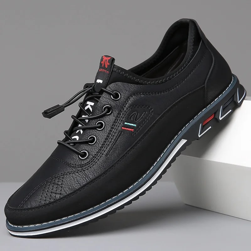 Men Dress Shoes Comfort Business Casual Oxford Shoes Fashion Dress Sneakers Office Working Walking Premium Leather Derby Shoe product photo