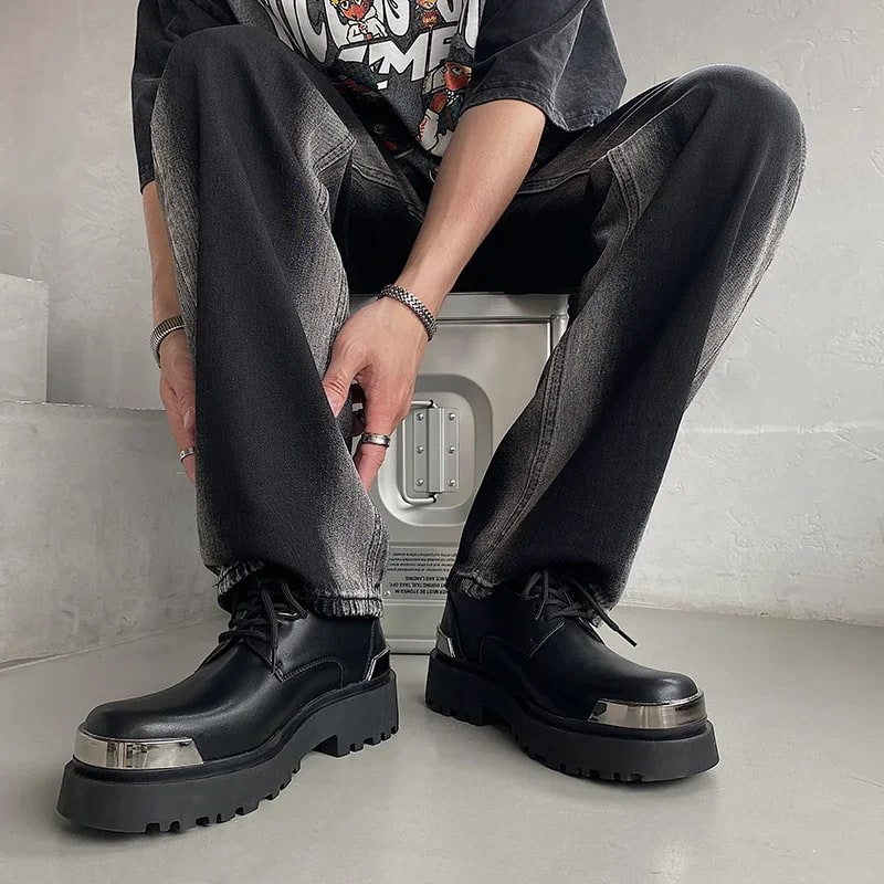 Harajuku Streetwear Platform Loafers product photo