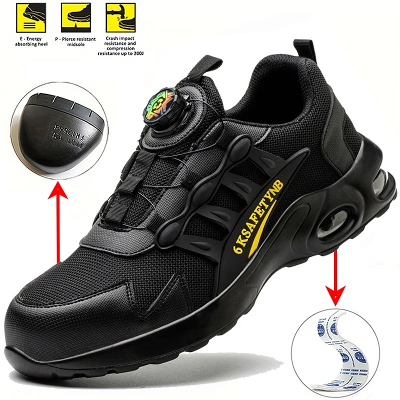 Men's Indestructible Steel Toe Safety Boots product photo