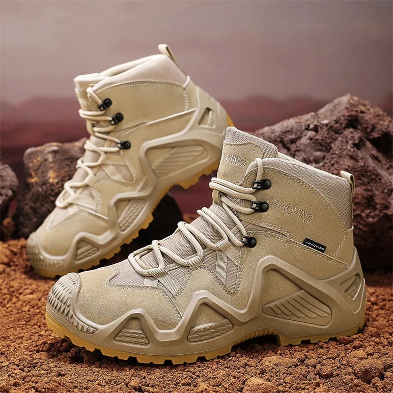 Men's Tactical Military Desert Boots – Professional Waterproof Hiking Shoes product photo