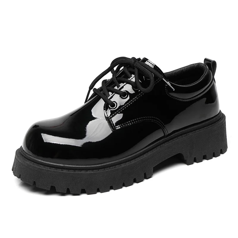 British Patent Leather Derby Shoes product photo