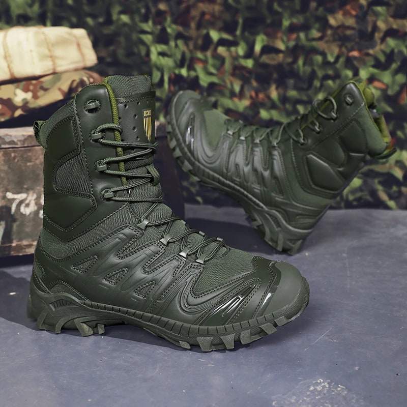 Men's Trend High-Top Outdoor Training Boots – Professional Tactical Hiking Shoes product photo