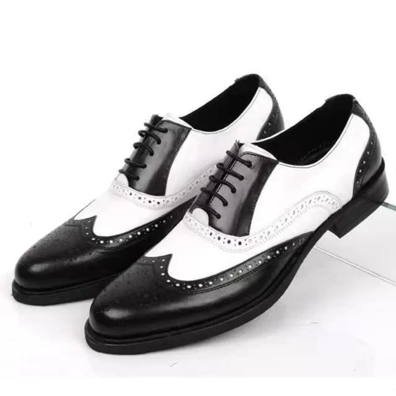 Mixed Colors Mens Dress Shoes Retro Male Leather Shoes Business Male Baroque Footwear Casual Mens Oxford Footwear Erkek Ayakkabı product photo