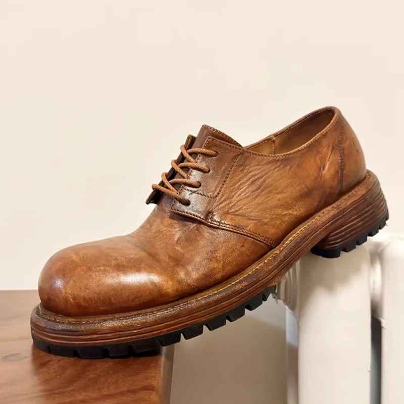 New Design Men's Genuine Leather Derby Shoes product photo