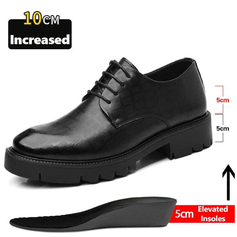 Luxury Men's Brogue Elevator Shoes – Height Increasing Dress Shoes product photo