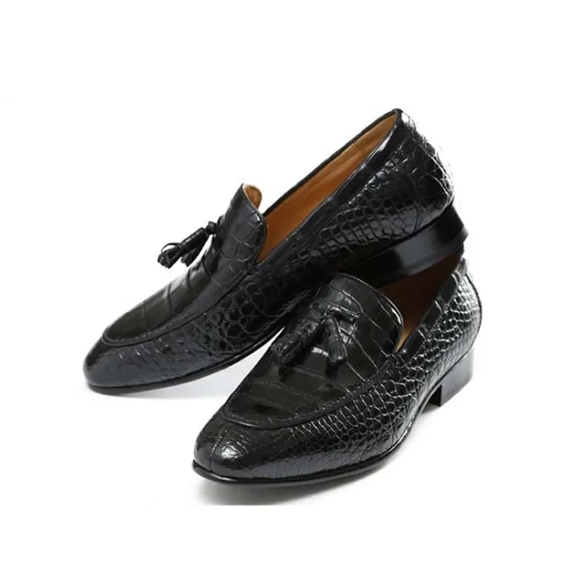 Executive Genuine Leather Business Loafers – Formal Men's Shoes product photo
