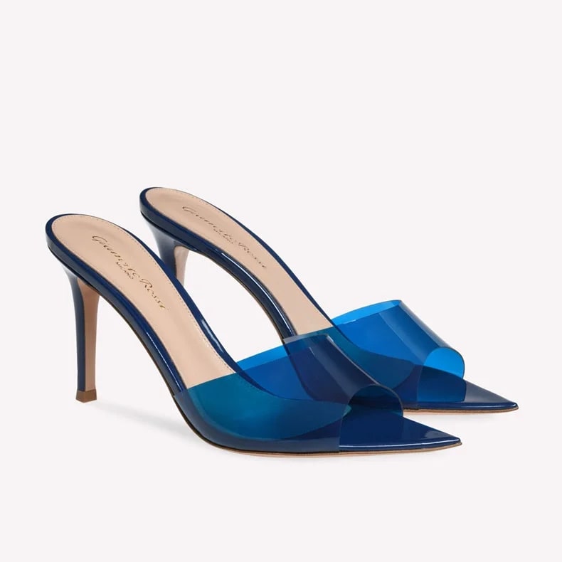 Sexy PVC Transparent Stiletto Mules – Modern Jelly Edition product photo