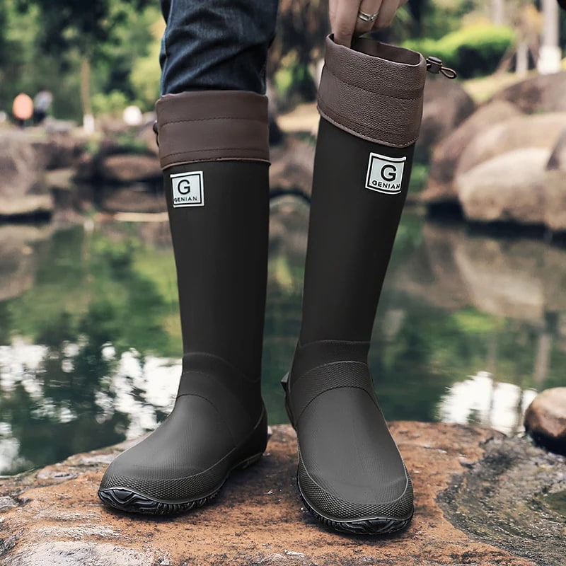 High-Top Waterproof Outdoor Rain Boots product photo