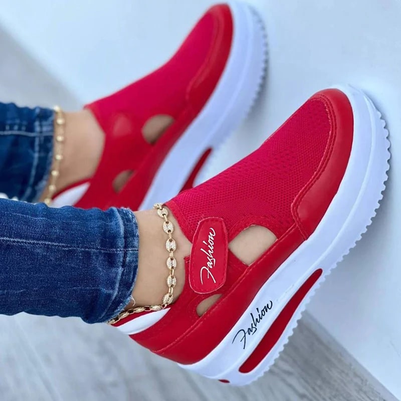 2025 Fashion Women Vulcanized Shoes – High-Quality Platform Sneakers product photo