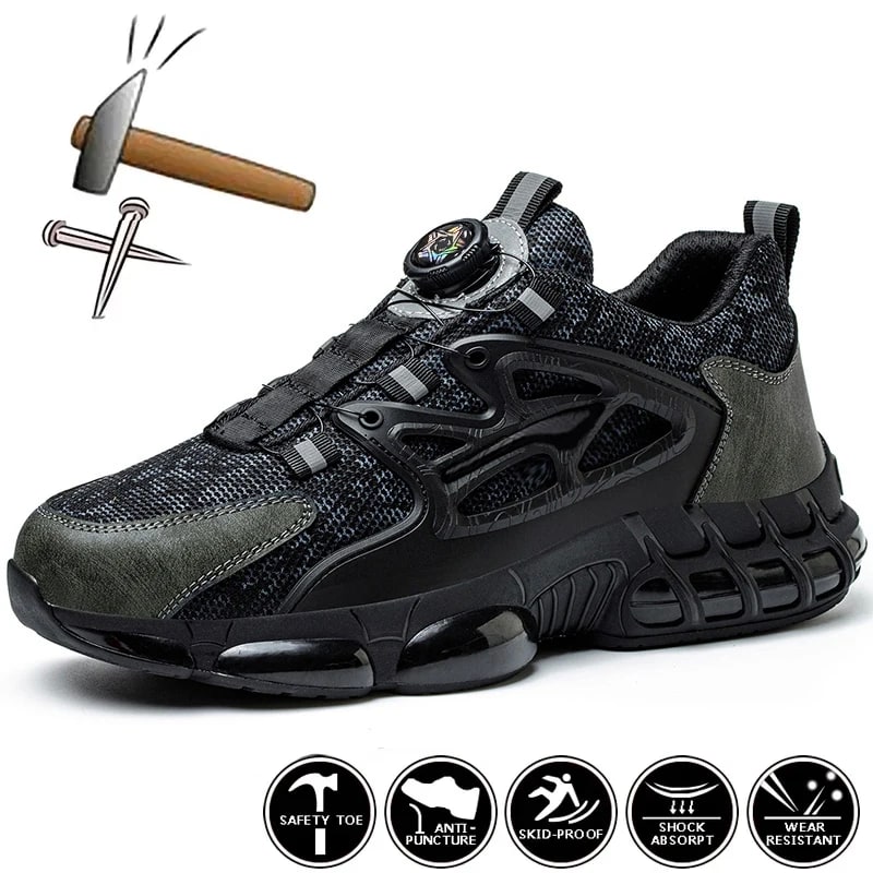 Rotating Button Safety Shoes with Air Cushion product photo