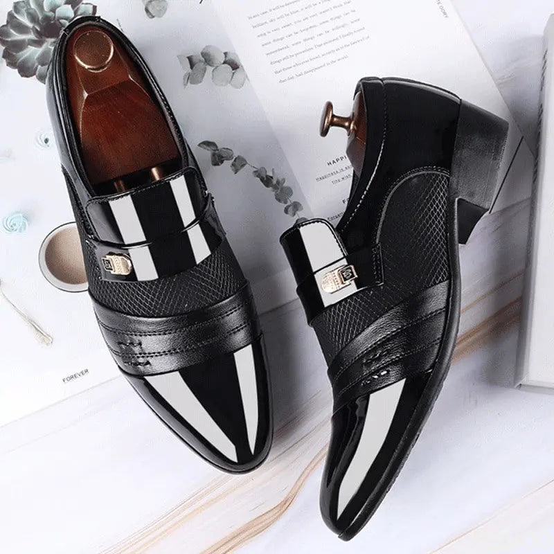 Shoes Men Slip on Men Dress Oxfords Fashion Business Dress Men Shoes 2020 New Classic Leather Men'S Suits Shoes Man Shoes2023 product photo
