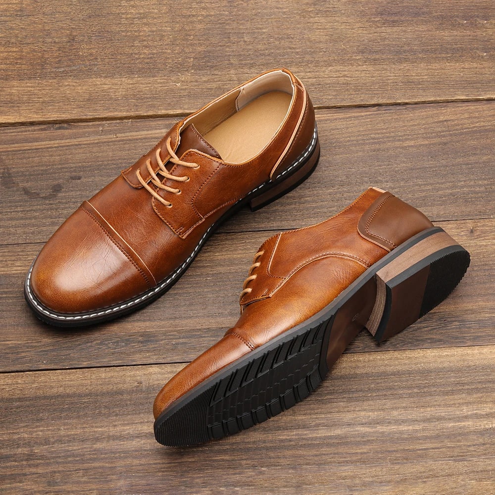Modern Urban Derby Leather Shoes product photo