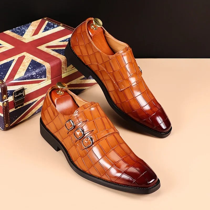 Slip on Dress Shoes Men Oxfords Fashion Business Office Men's Shoes Classic Luxury Leather Male Suits Shoes Italian Wedding Shoe product photo