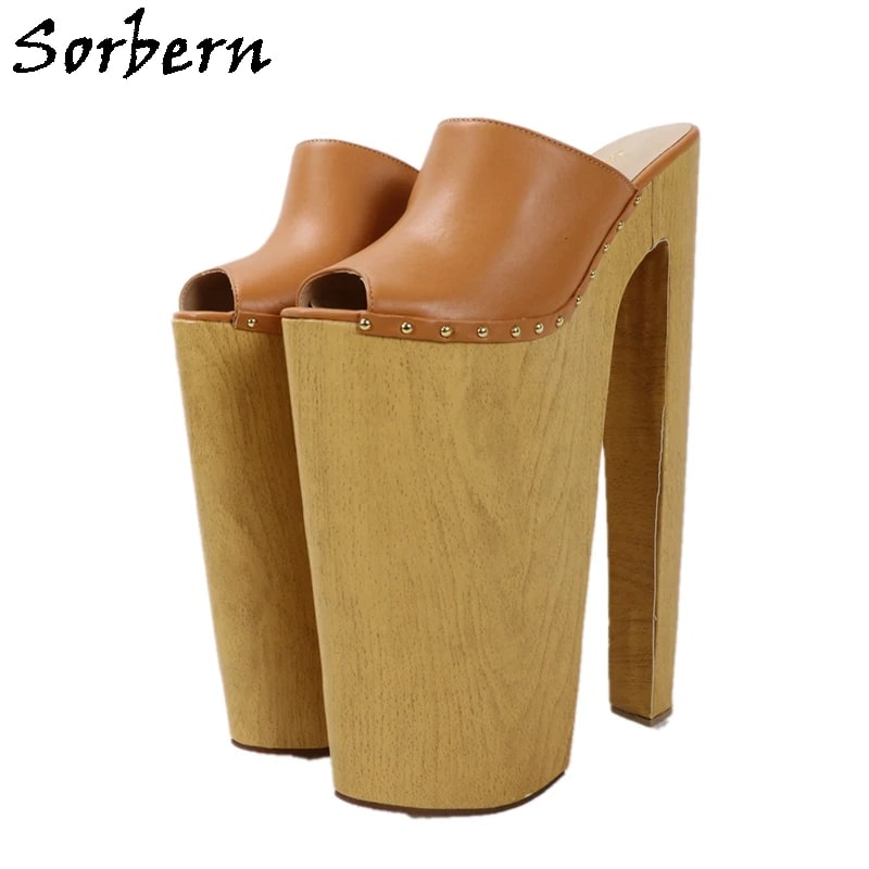 Sorbern Brown Extreme High Heels product photo