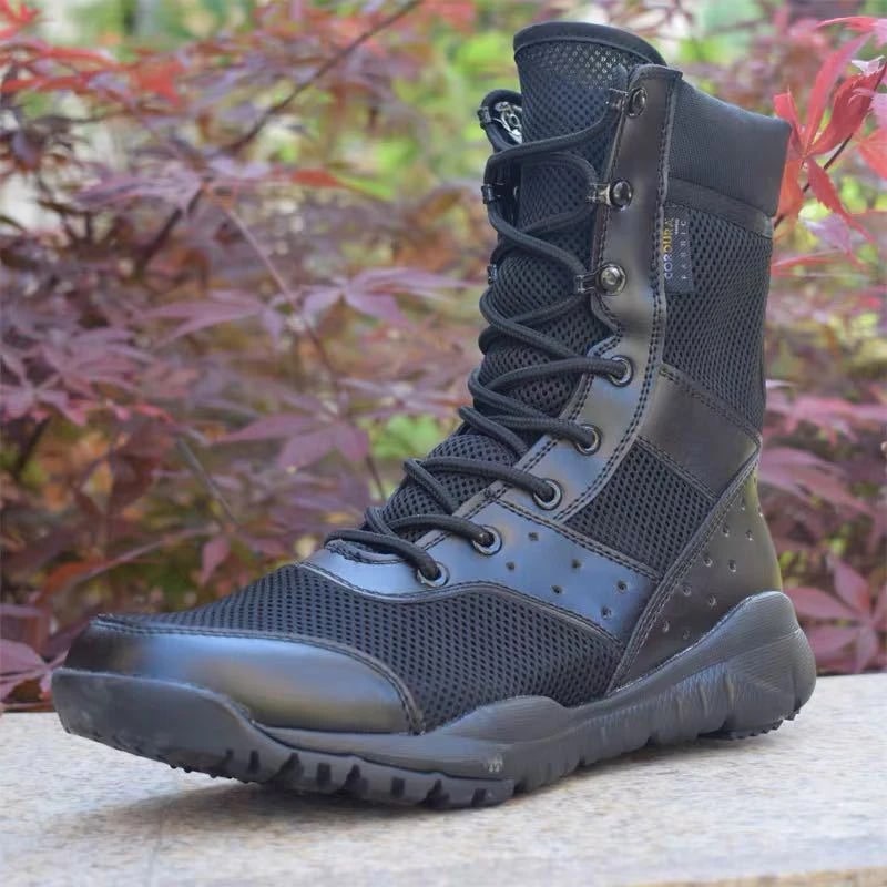 Summer Lightweight Tactical Combat Boots – Breathable Outdoor Hiking Shoes product photo