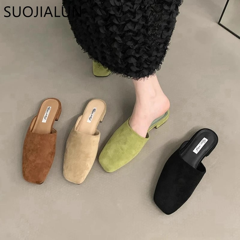 SUOJIALUN Women's Comfort Mules product photo