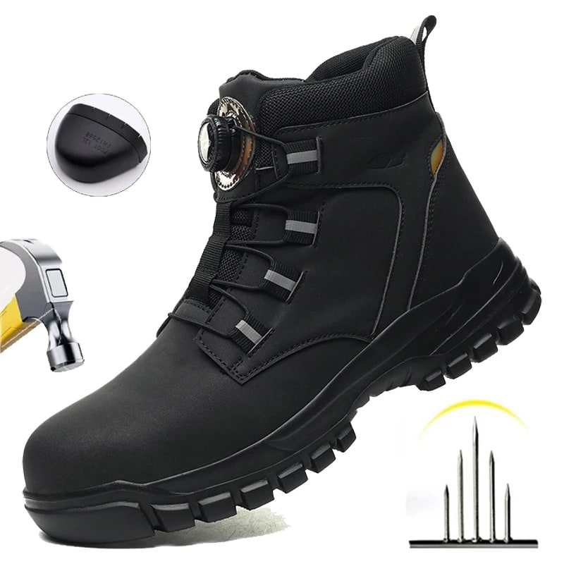 Waterproof Indestructible Safety Boots – Steel Toe Work Shoes product photo
