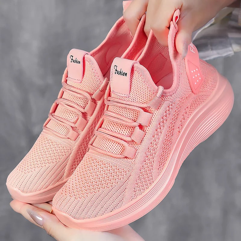 Women Breathable Slip-on Sock Sneakers – 2025 Fashion Platform Shoes product photo