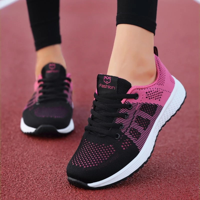 Women's Casual Walking Sneakers – Breathable Mesh Walking Shoes product photo