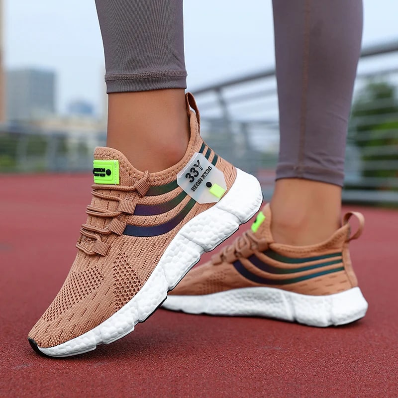 2025 Women Breathable Mesh Platform Sneakers – Lightweight Walking Shoes product photo