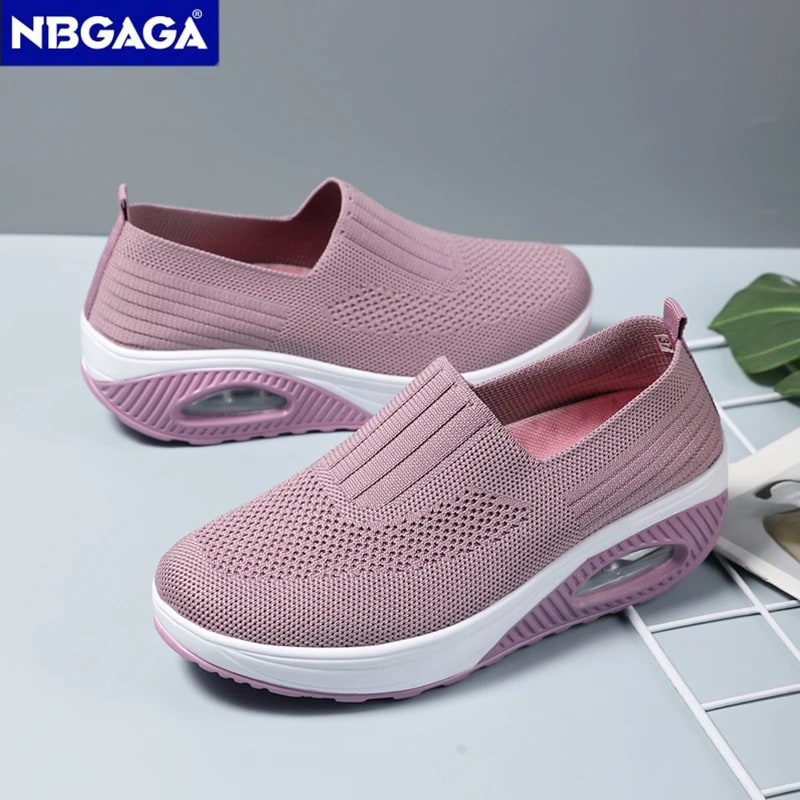 Women Orthopedic Air Cushion Walking Shoes – Non-Slip Platform Sneakers product photo