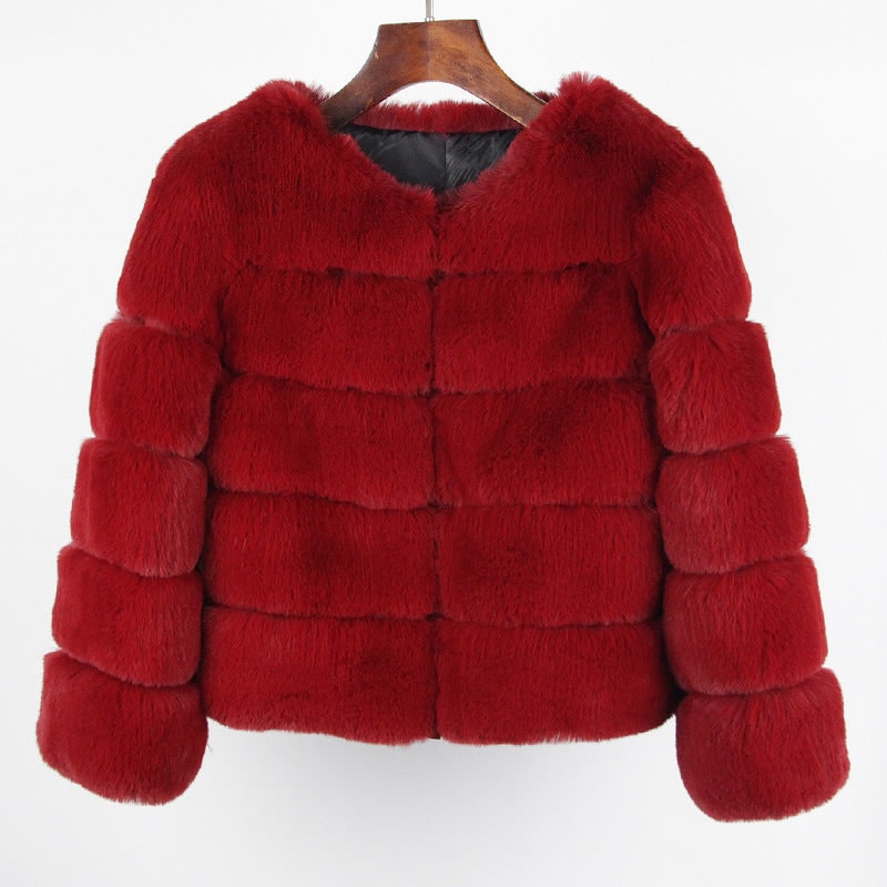 Women's Fox Faux Fur Coat product photo