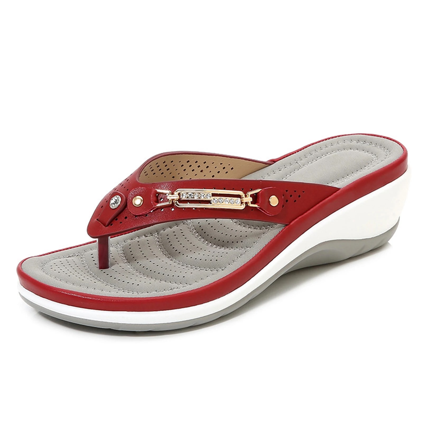 Women's Soft Cushion Flip Flops Thong Sandals Slippers Casual Orthotics Sandals flat sandals orthopedic sandals ladies sandals product photo
