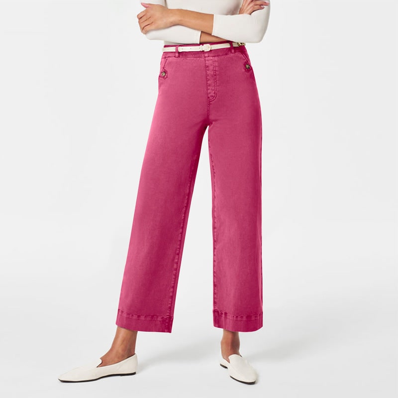 Women's Straight-leg Wide-leg Cropped Jeans product photo