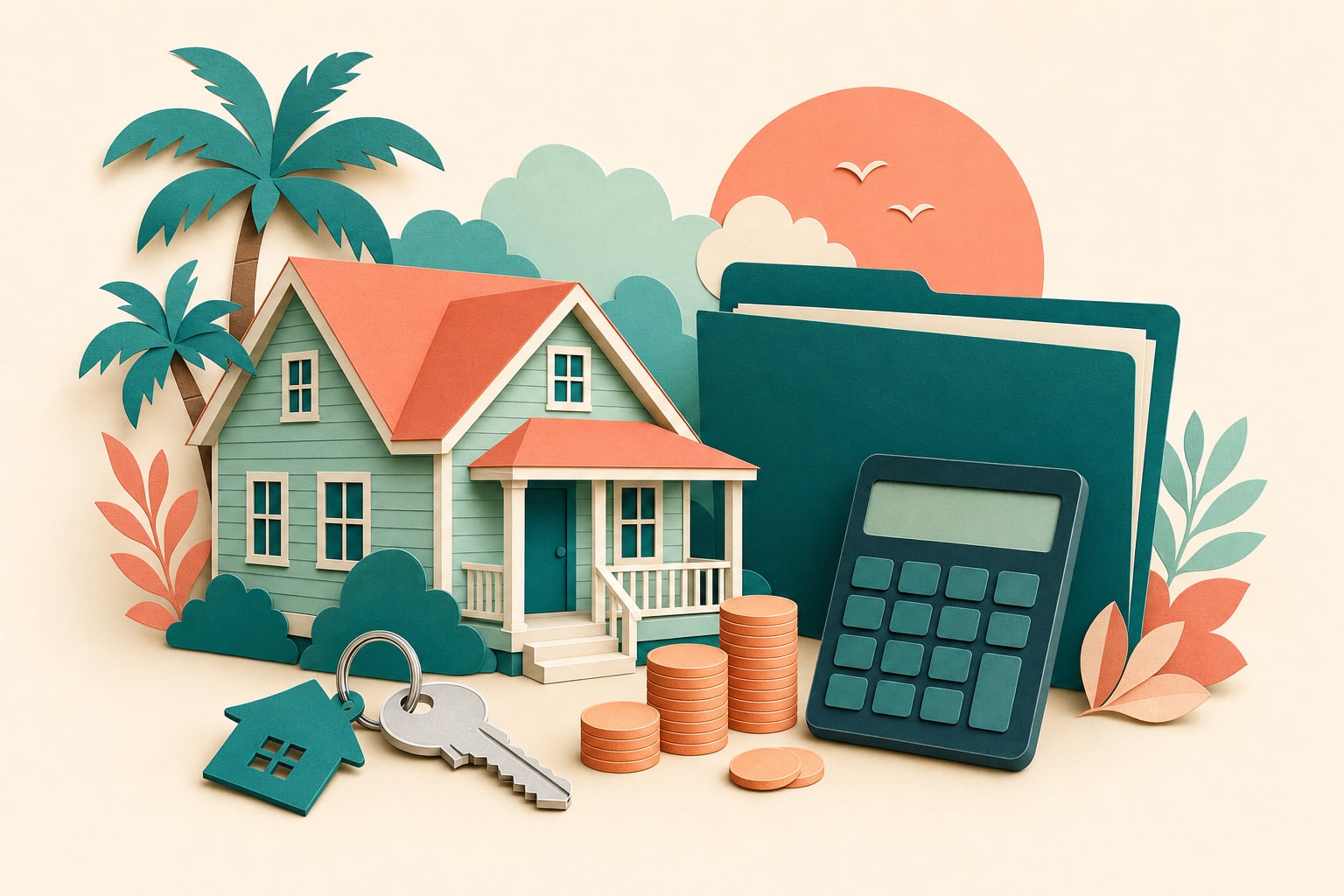 Editorial illustration for How Much Is a Down Payment on a $300,000 House?