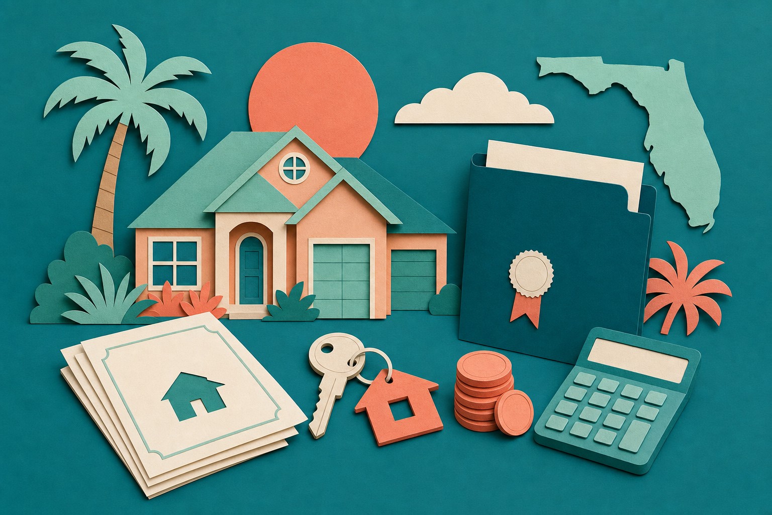 Editorial illustration for How Much Are Closing Costs in Florida?