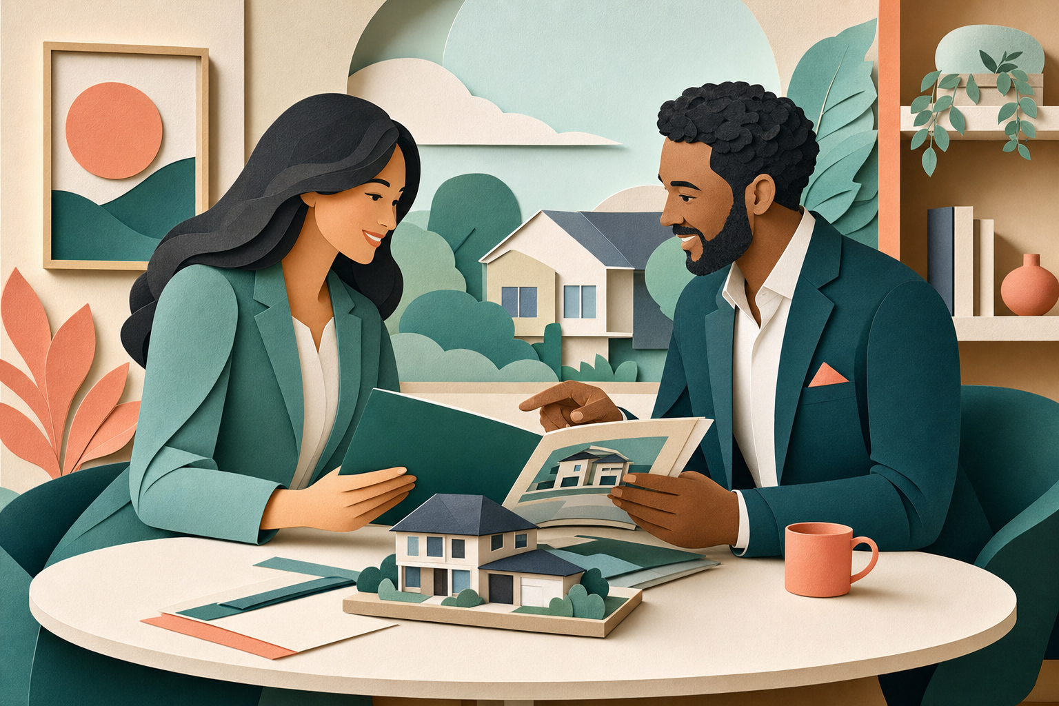 Editorial mortgage guidance illustration