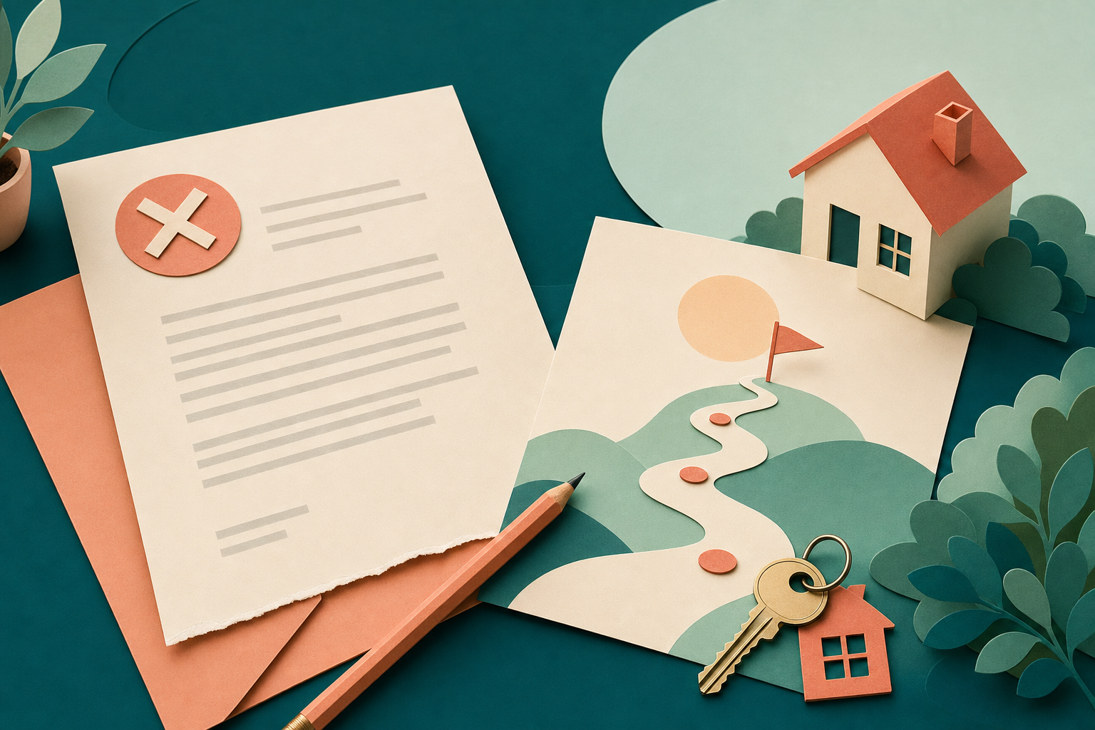 Editorial mortgage guidance illustration