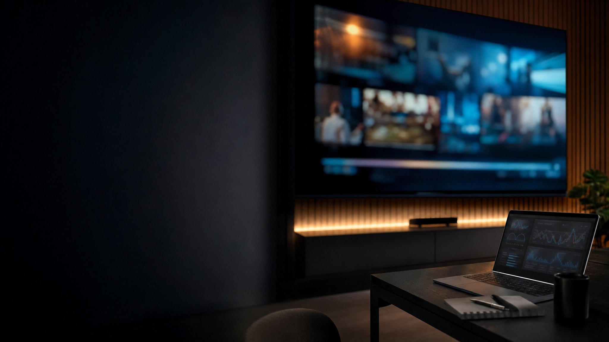 Connected TV advertising planning workspace