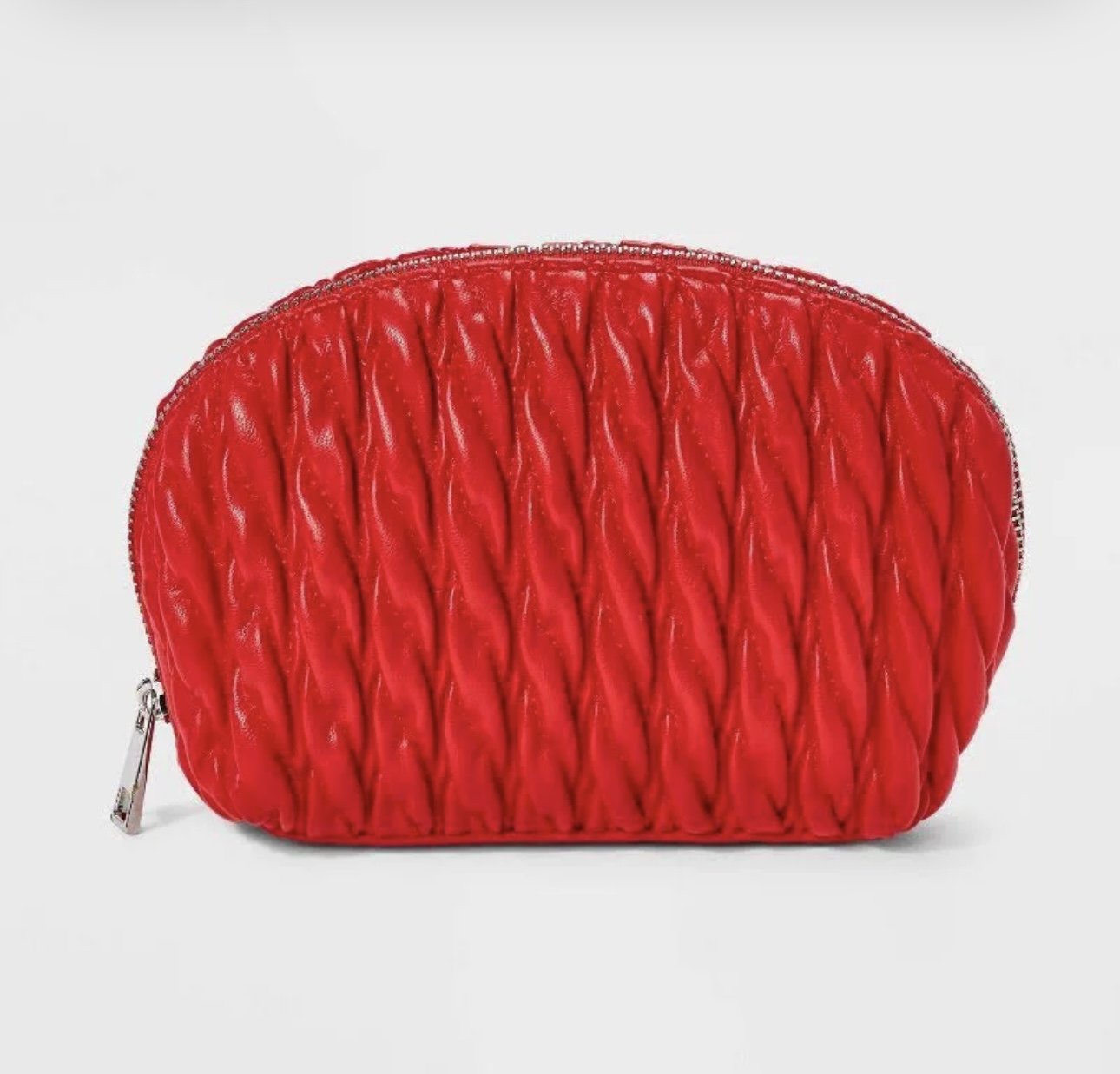 A New Day Rounded Pouch Bag Red