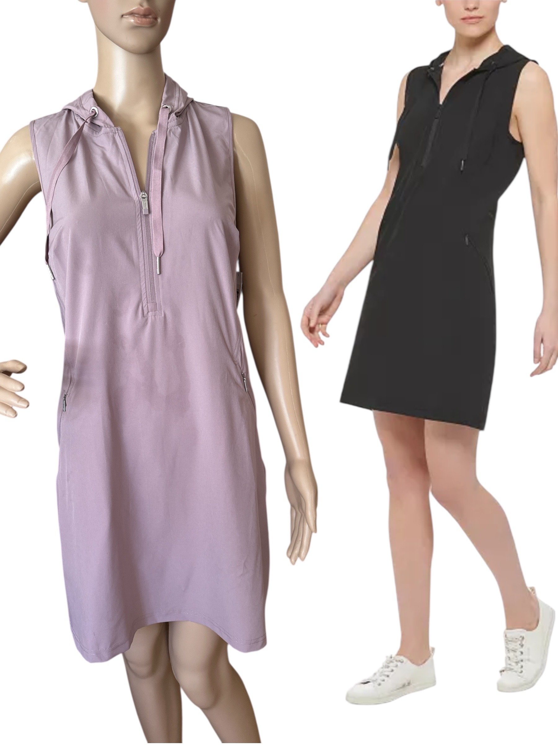 Calvin Klein Performance Women’s Hooded Sneaker Dress Small Color AX0