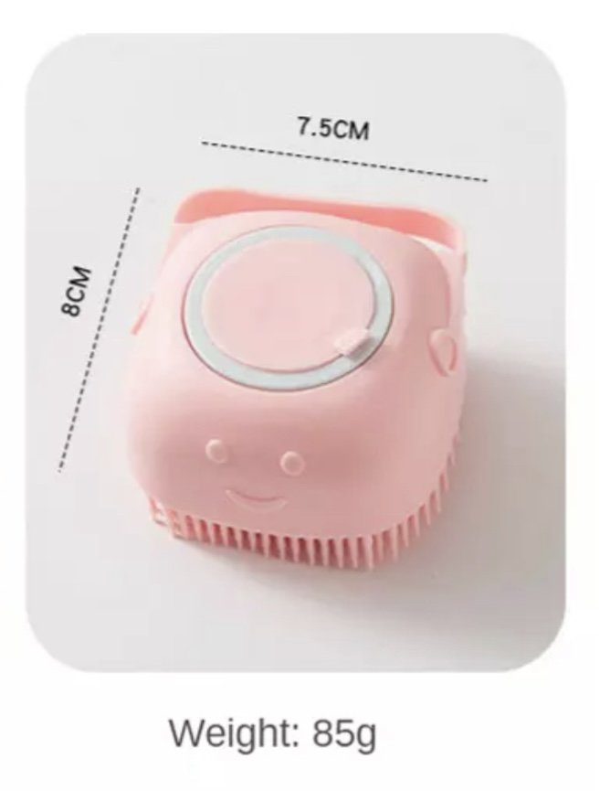 Exquisite Life Silicone Massage Bath Brush Pink