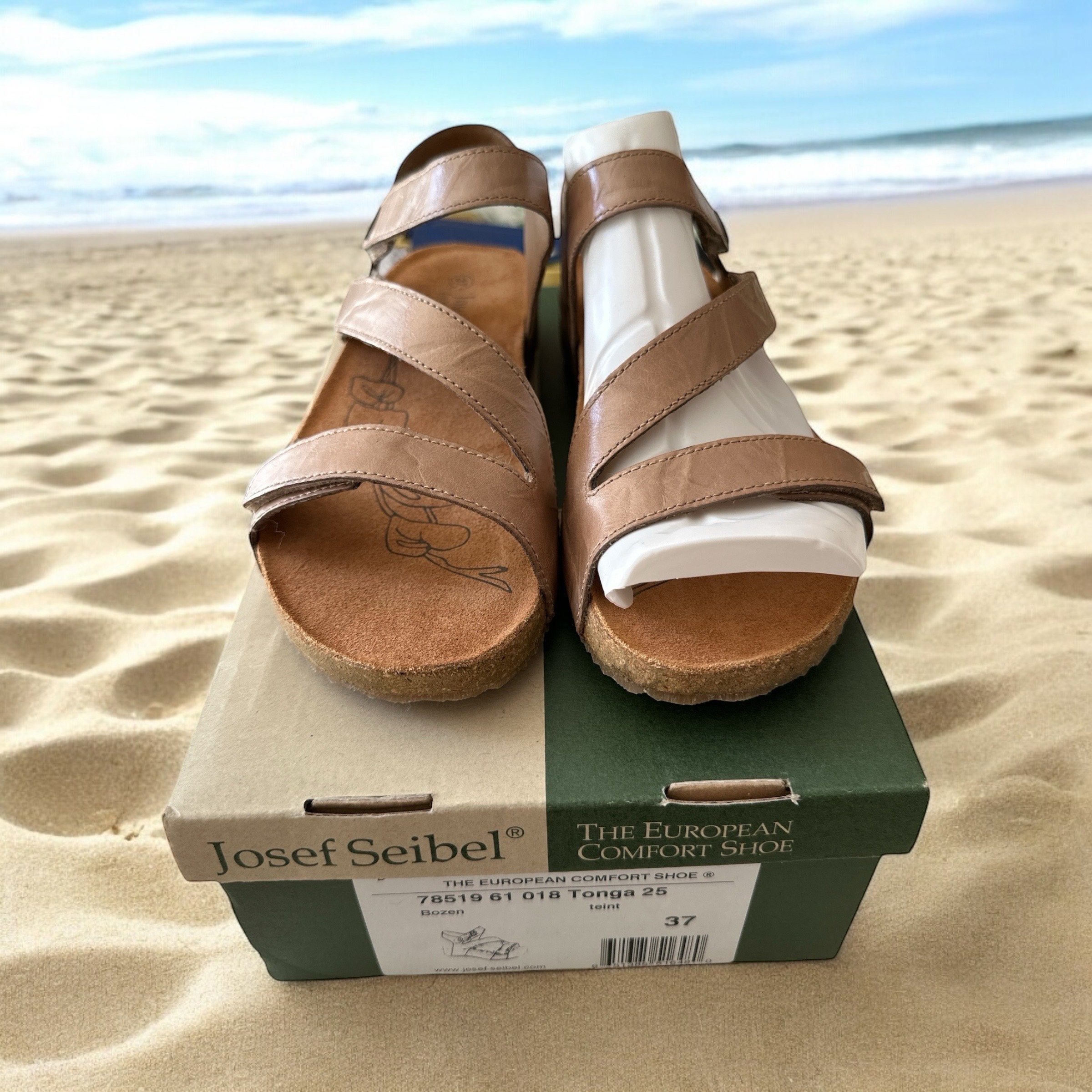 Josef Seibel Tonga 25 Nuss Nubuck 37- 6.5 US