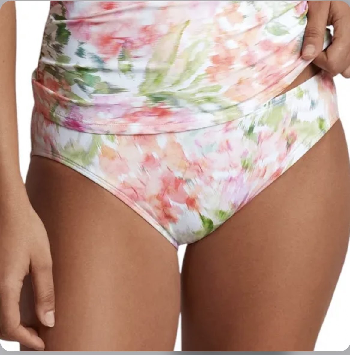 Lauren Ralph Lauren Women’s Floral Print Bikini Swimsuit Bottoms Pastel 6