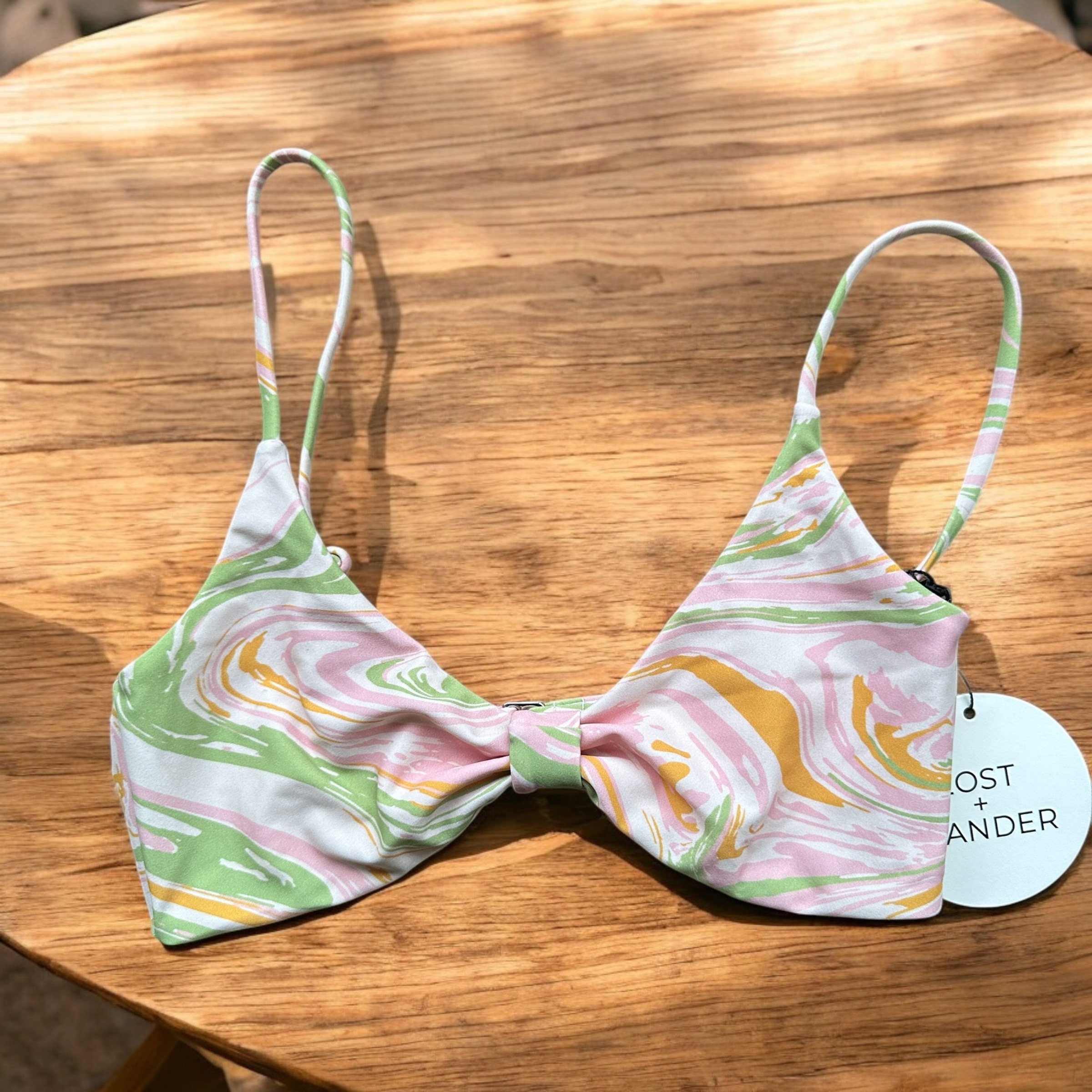 Lost and Wander Radiant River Bikini Bra Small