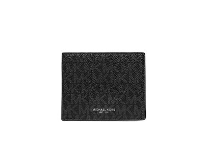MICHAEL KORS Mens Greyson Logo Slim Billfold Wallet