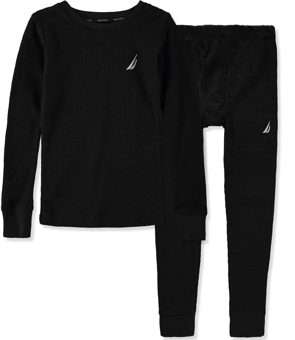 Náutica Long Sleeve Active Stretch 2 Pcs Thermal Set Black M