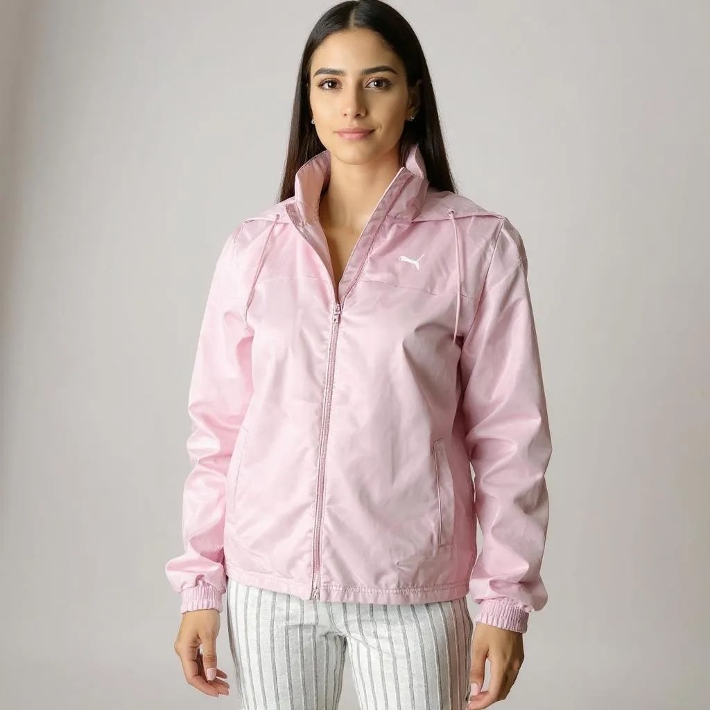 Puma Women’s Woven Pink Jacket M
