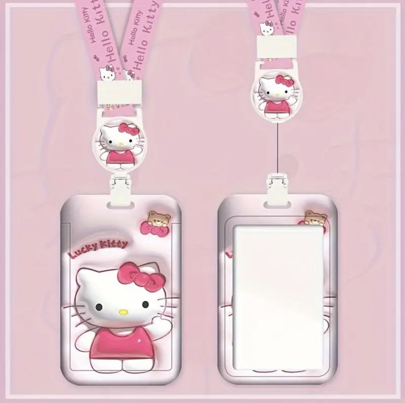 Sanrio Hello Kitty Card Holder Student Campus Work Card