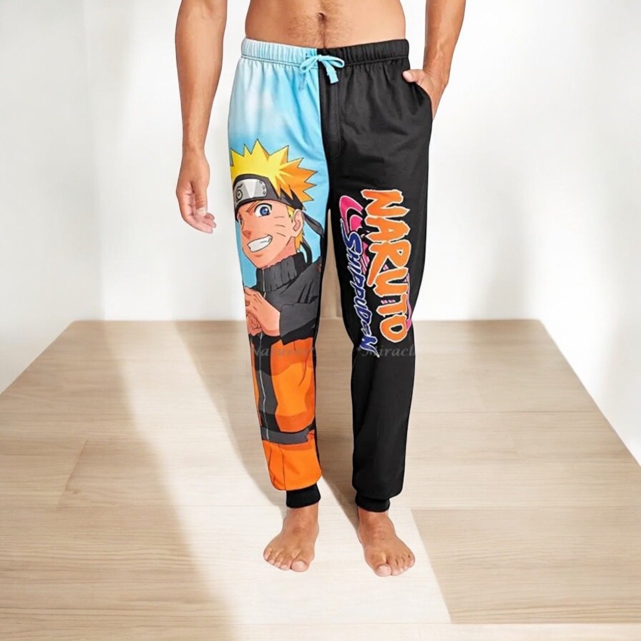 Shippuden Naruto Anime Manga Pajama Sleep Pants Men’s Medium
